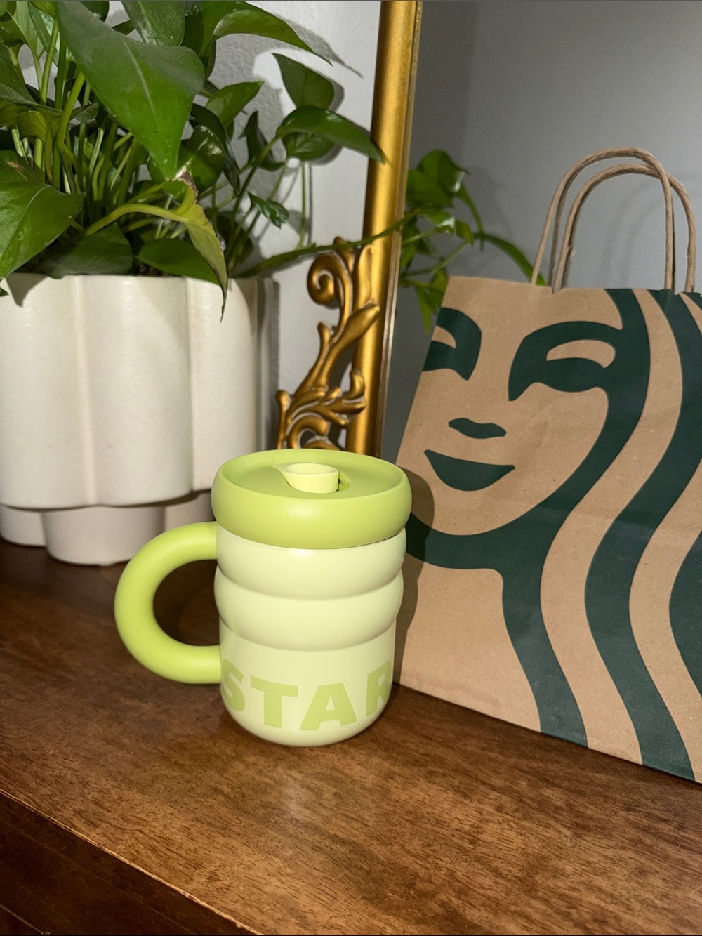 Starbucks green mug